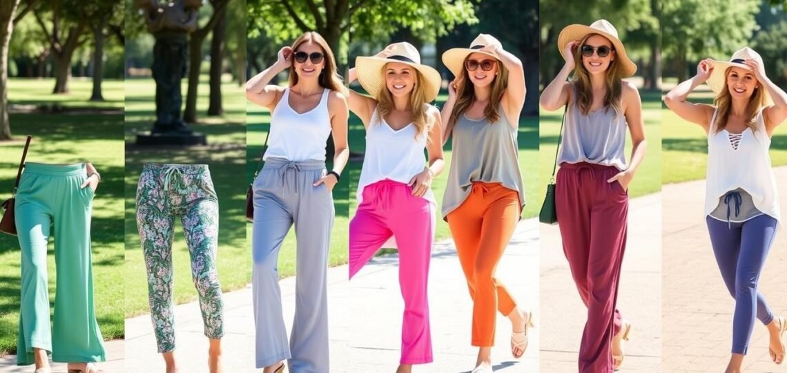 can you wear linen with yoga pants in summer