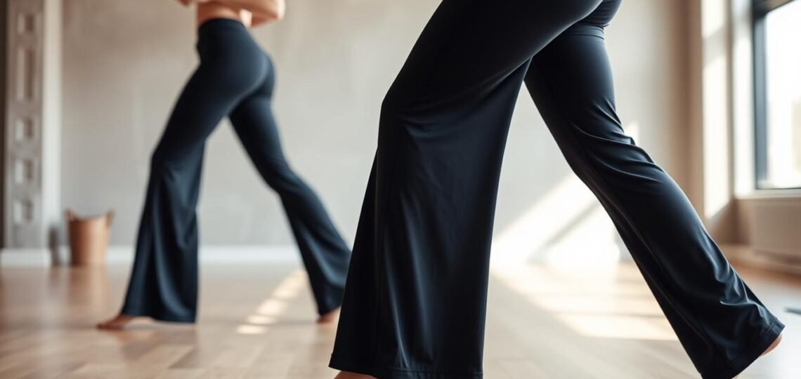 bell bottom yoga pants